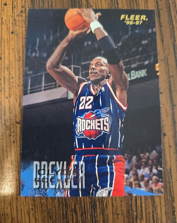 1996-97 Fleer #40 Clyde Drexler — front
