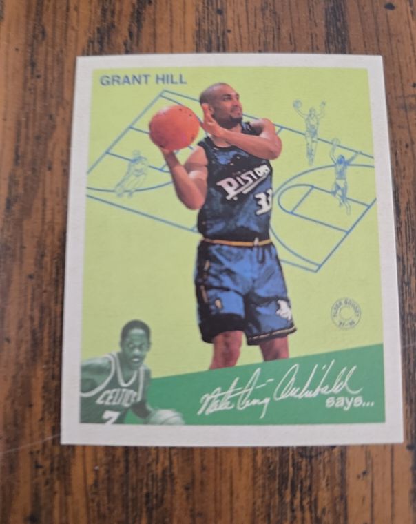 1997-98 Fleer Goudey Greats #5GG Grant Hill — front