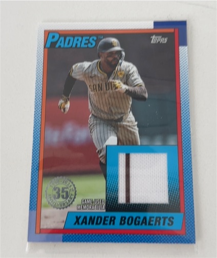 2025 Topps Series 1 - 1990 Topps Baseball Relics #T90R-XB Xander Bogaerts — front