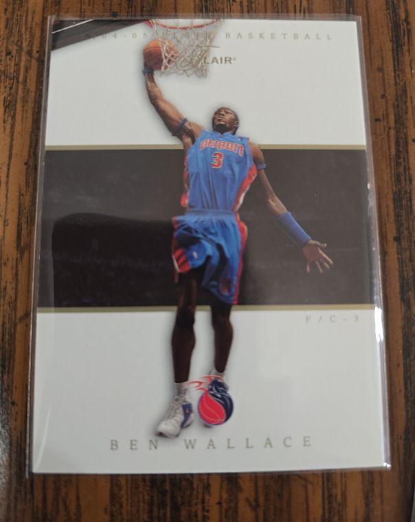 2004-05 Fleer Flair #P/C-3 Ben Wallace — front