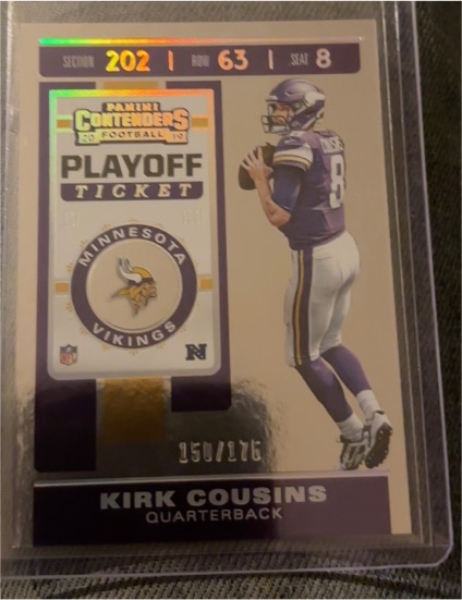 2019 Panini Contenders #63 Kirk Cousins — front