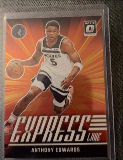 2024-25 Panini Donruss Optic #7 Anthony Edwards Express Lane — front