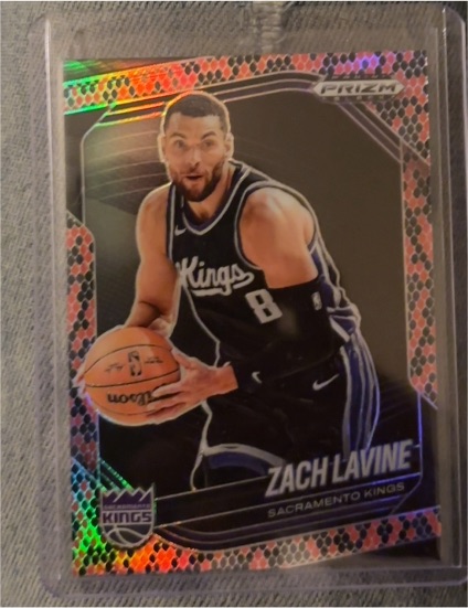 2024-25 Panini Prizm Black #53 Zach LaVine — front