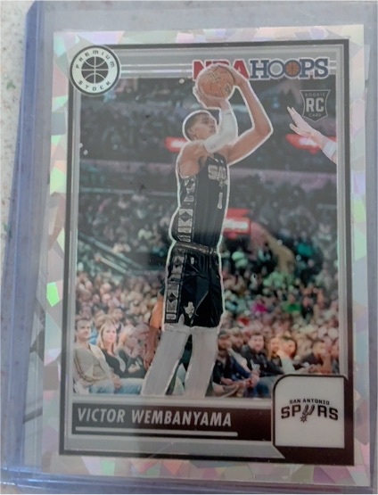 2023-24 Panini NBA Hoops Premium Stock #108 Victor Wembanyama — front