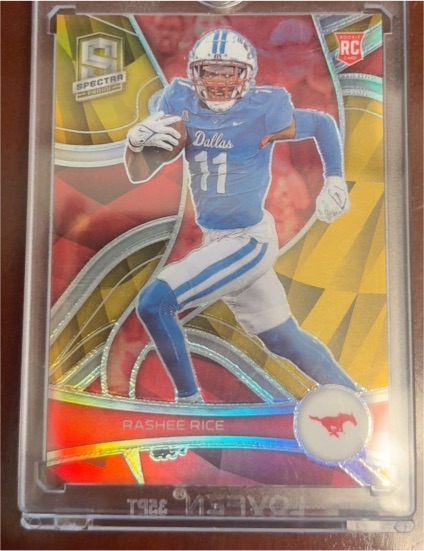 2023 Panini Chronicles Draft Picks #42 Rashee Rice Spectra — front