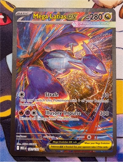 2025 Pokemon Mega Evolutions #181 Mega Latias EX — front