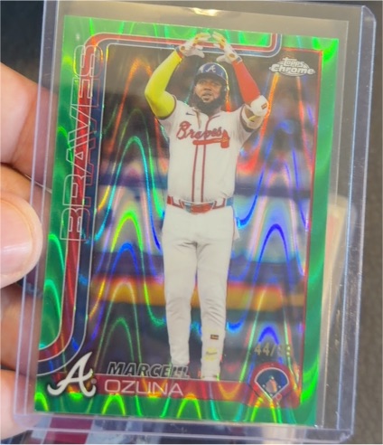 2025 Topps Chrome #250 Marcell Ozuna — front