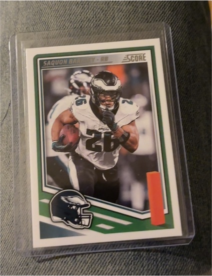 2025 Panini Score Football #61 Saquon Barkley — front
