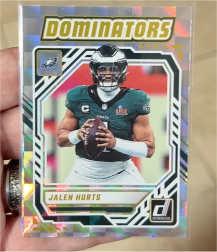 2025 Panini Donruss Dominators #DOM-JHS Jalen Hurts — front