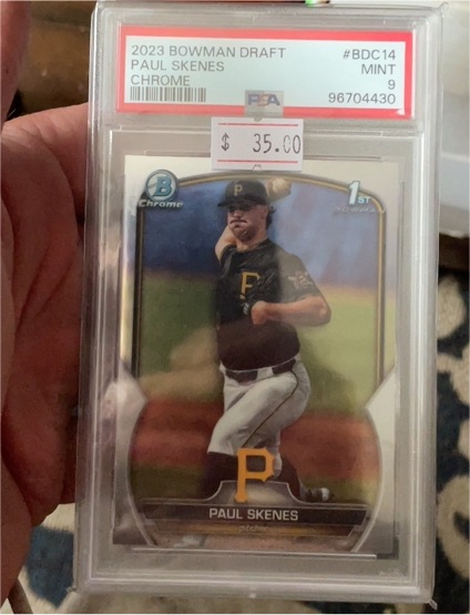 2023 Bowman Draft Chrome #BDC-14 Paul Skenes — front