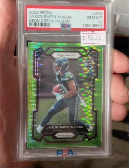 2023 Panini Prizm #390 Jaxon Smith-Njigba — front