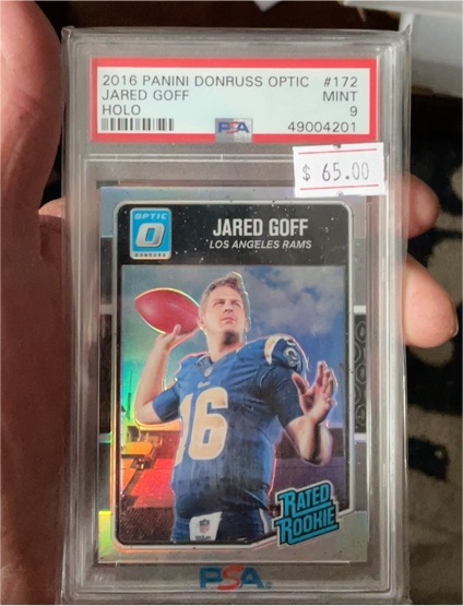 2016 Panini Donruss Optic #172 Jared Goff — front