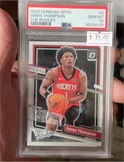 2023 Panini Donruss Optic #2 Amen Thompson — front