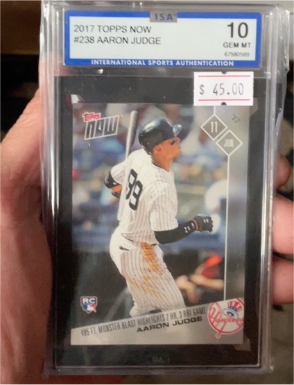 2017 Topps Now #238 Aaron Judge — front