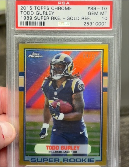 2015 Topps Chrome #89-TG Todd Gurley — front