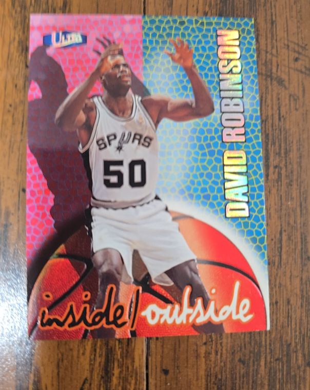 1997-98 Fleer Ultra Inside/Outside #3 David Robinson — front