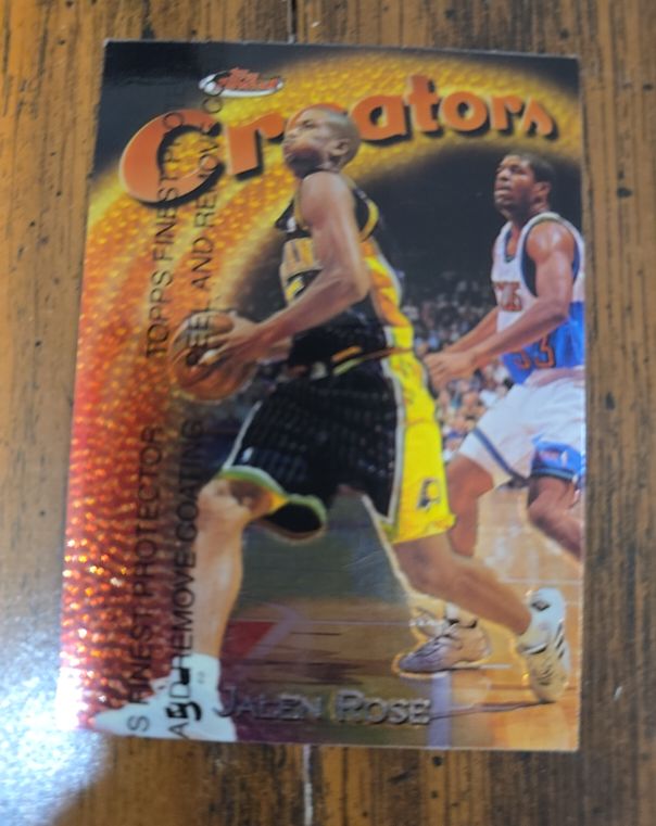 1997-98 Topps Finest #239 Jalen Rose — front