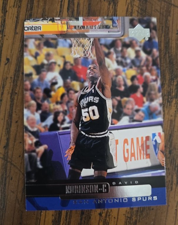 1999-00 Upper Deck #107 David Robinson — front