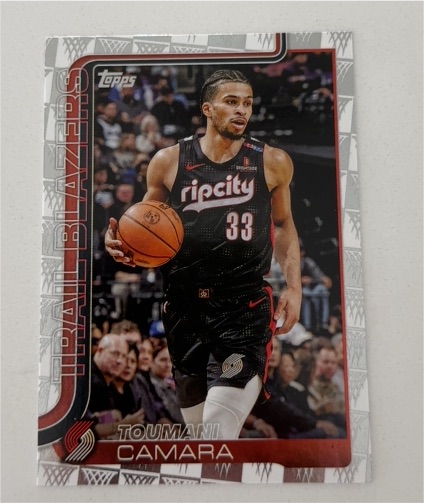 2025-26 Topps Basketball #128 Toumani Camara — front