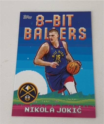 2025-26 Topps 8-Bit Ballers #8B-20 Nikola Jokić — front