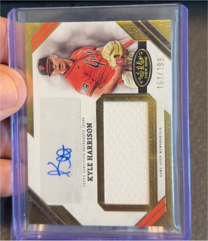 2025 Topps Tier One #AJR-KH Kyle Harrison — front