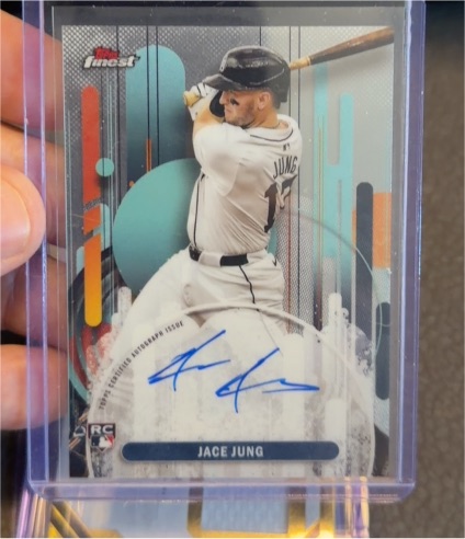 2025 Topps Finest #FA-JJU Jace Jung — front