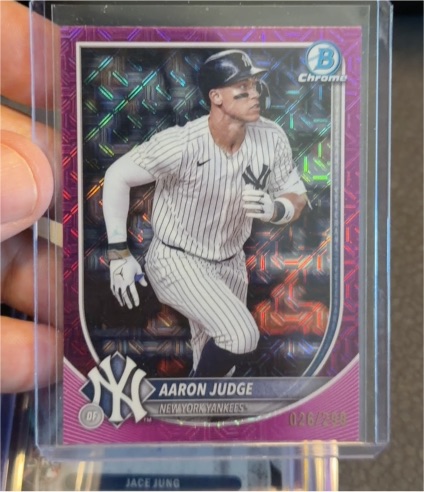 2025 Bowman Chrome #99 Aaron Judge — front