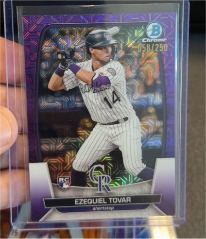 2023 Bowman Chrome #15 Ezequiel Tovar — front