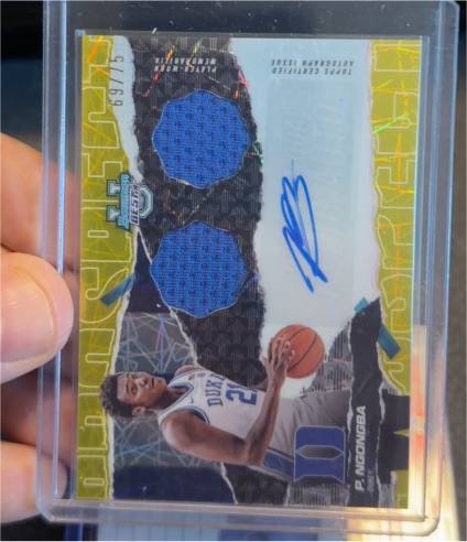 2024-25 Bowman U Best Dual Patch Auto #PDRA-PB Paolo Banchero — front