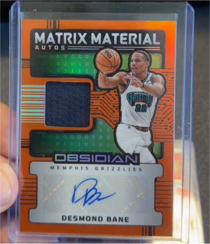 2024-25 Panini Obsidian #MMBAN Desmond Bane — front