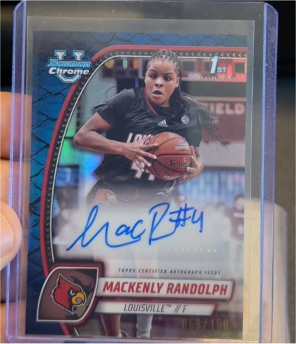 2024 Bowman Chrome University #53 Mackenly Randolph — front