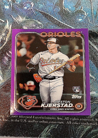 2024 Topps Update #US86 Heston Kjerstad Rookie Debut Baltimore Orioles — front