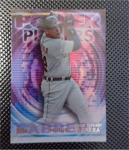 2014 Topps Update Power Players #PPA-MC Miguel Cabrera — front