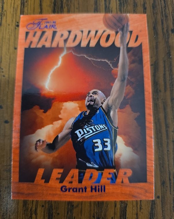 1997-98 Fleer Flair Hardwood Leader #8 Grant Hill — front