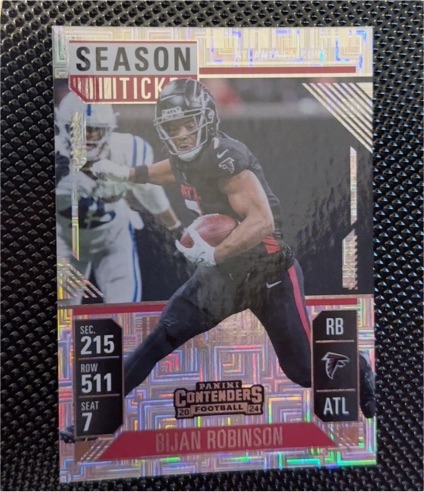 2024 Panini Contenders Season Ticket #6 Bijan Robinson — front