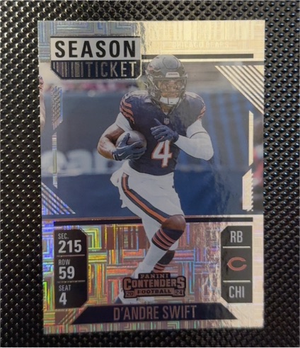 2024 Panini Contenders Season Ticket #16 D'Andre Swift — front