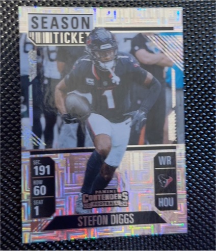 2024 Panini Contenders Season Ticket #191 Stefon Diggs — front