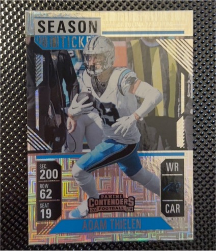 2024 Panini Contenders Season Ticket #15 Adam Thielen — front
