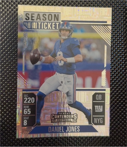 2024 Panini Contenders Season Ticket #73 Daniel Jones — front