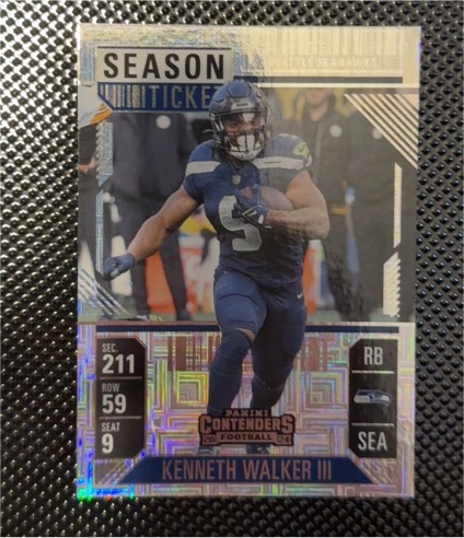 2024 Panini Contenders Season Ticket Mojo #89 Kenneth Walker III — front