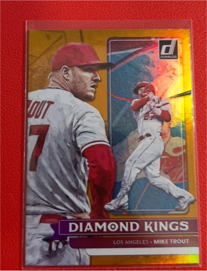 2022 Donruss Diamond Kings #14 Mike Trout — front