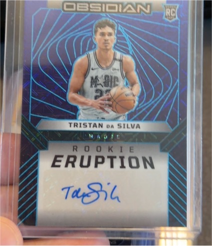 2024-25 Panini Obsidian #Rookie Eruption Tristan Da Silva — front