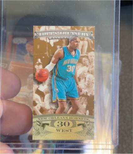 2008-09 Topps Treasury Mini Exclusives #ME-DW David West — front