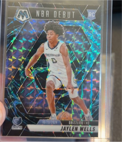 2024-25 Panini Mosaic #260 Jaylen Wells NBA Debut — front