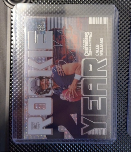 2024 Panini Contenders #1 Caleb Williams Rookie of the Year — front