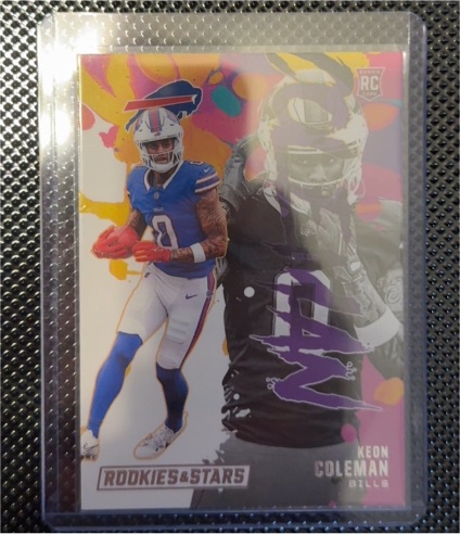 2024 Panini Rookies & Stars Rookie Exclusive #RE-KCN Keon Coleman — front