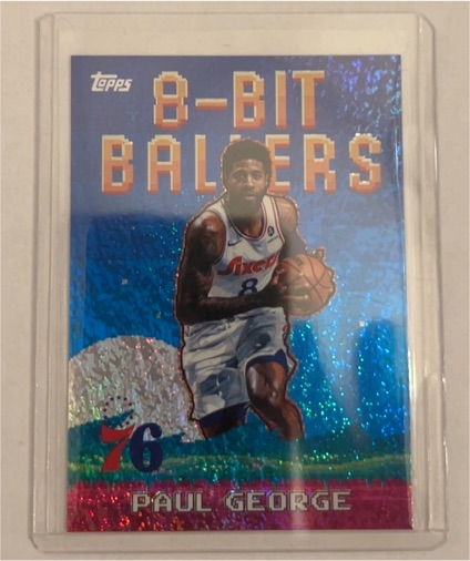 2025-26 Topps 8-Bit Ballers #8B-7 Paul George — front