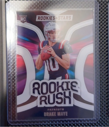 2024 Panini Rookies & Stars #RR-DME Drake Maye Rookie Rush — front