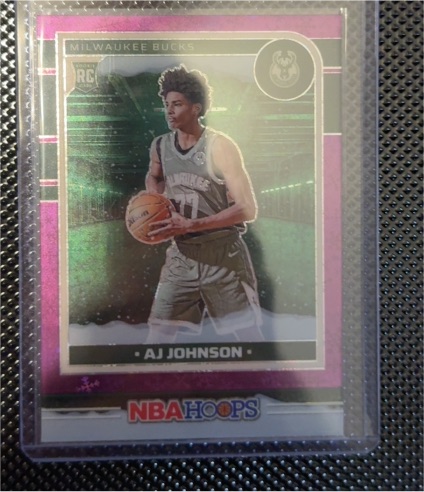 2024-25 Panini NBA Hoops #253 AJ Johnson — front