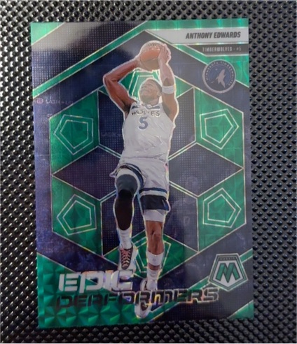 2024-25 Panini Mosaic #9 Anthony Edwards — front